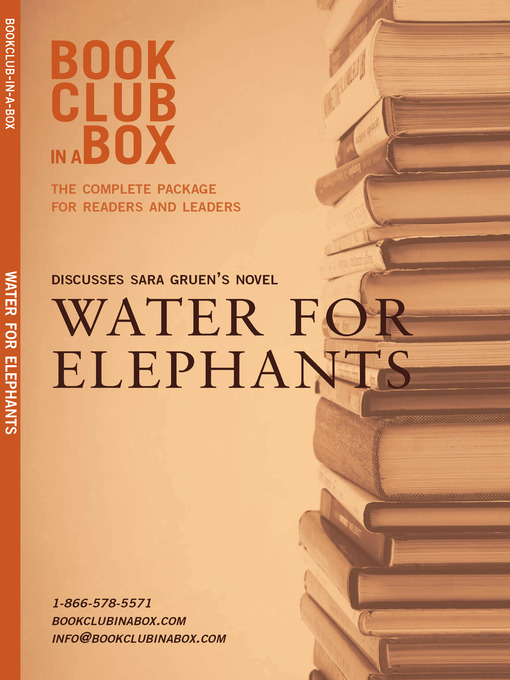 Title details for Bookclub-in-a-Box Discusses Sara Gruen's novel, Water For Elephants by Marilyn Herbert - Available